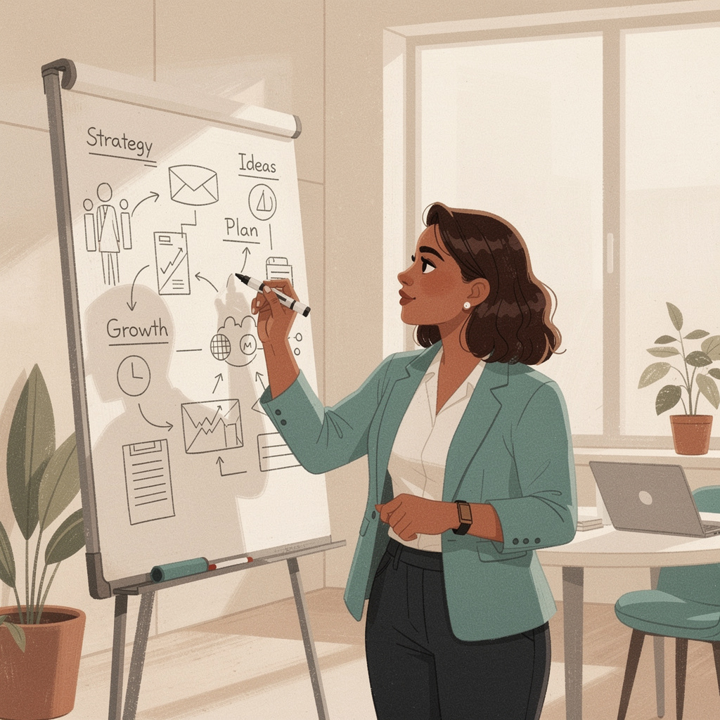 Generated illustration — muted tones